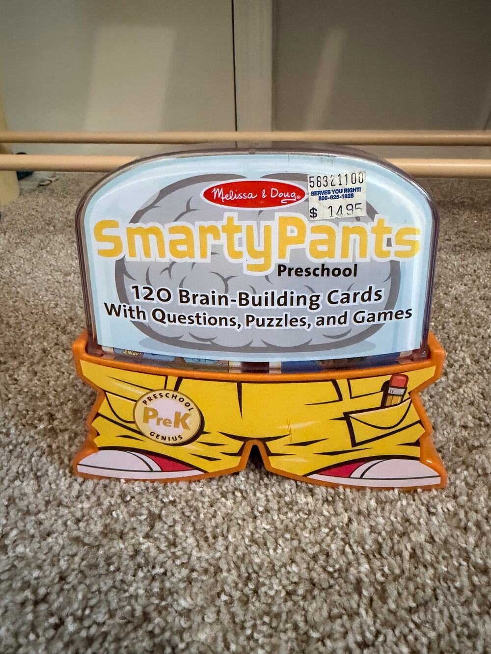 Melissa & Doug Smarty Pants Preschool Brain Building Cards